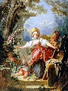 Jean Honore Fragonard Blind man s bluff game oil painting on canvas